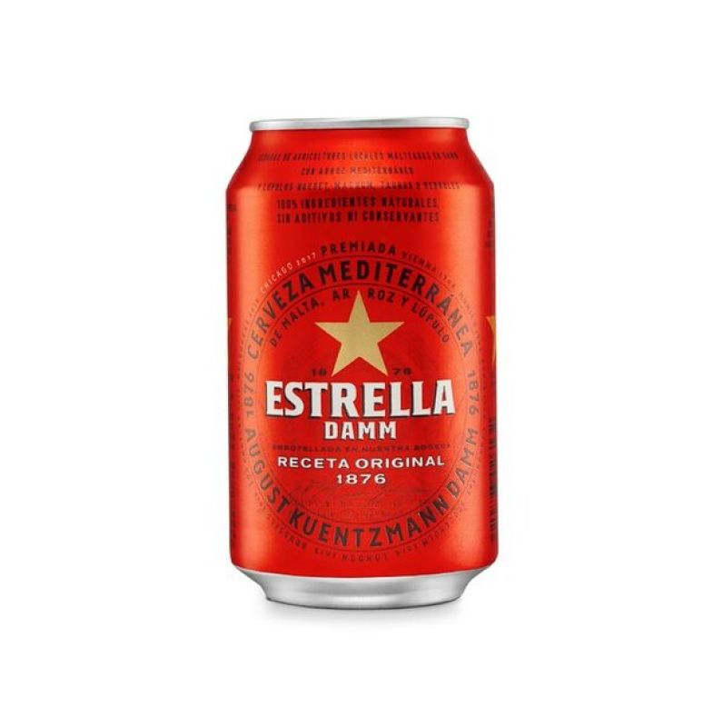 Cerveza Estrella Lata 33 Cl