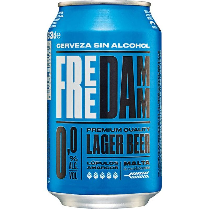 Cerveza Free Damm Sin Alcohol Lata 33Cl